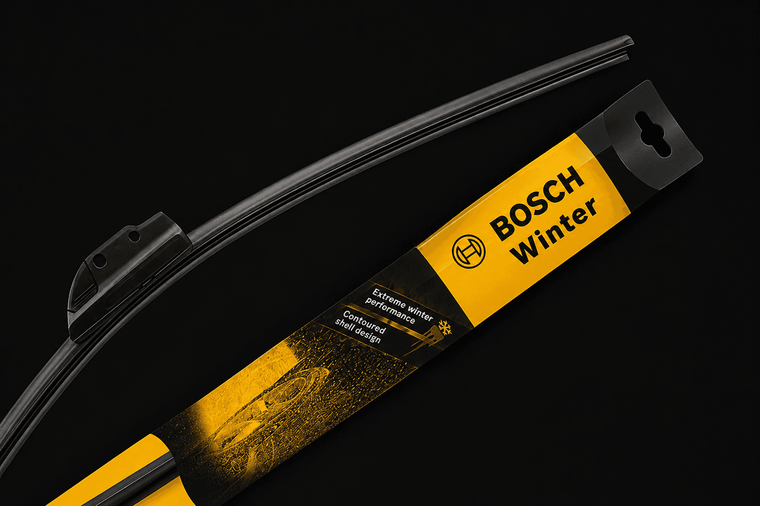 Bosch winter wiper blade and packaging